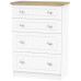 Vienna 4 Drawer Deep Chest Vienna 4 Drawer Deep Chest